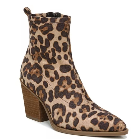 SOUL Naturalizer Shoes - Leopard print ankle booties Size 8.5